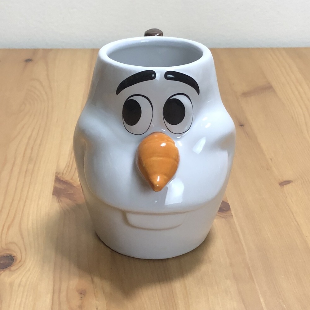 Large Disney 3D Ceramic Olaf Mug Frozen Snowman Cup Tea Coffee Mug